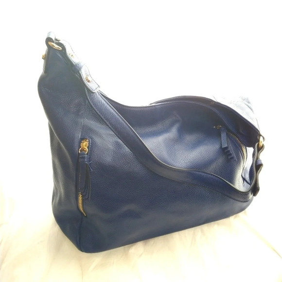 π
ΊORA Delphine True Blue Hobo Satchel NWOT π - Picture 7 of 16
